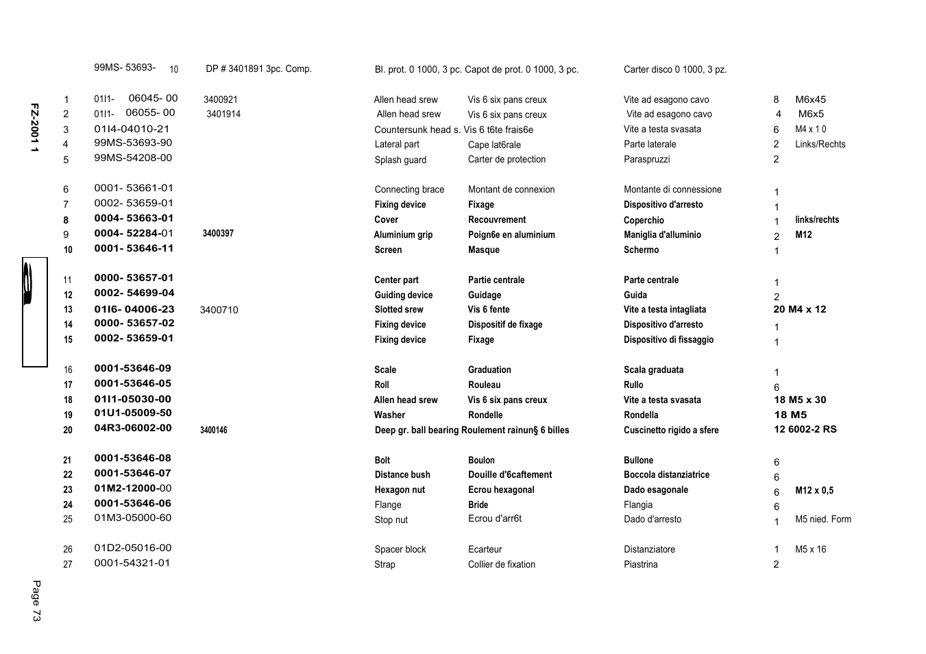 Diamond Products FZ-2S User Manual | Page 73 / 103