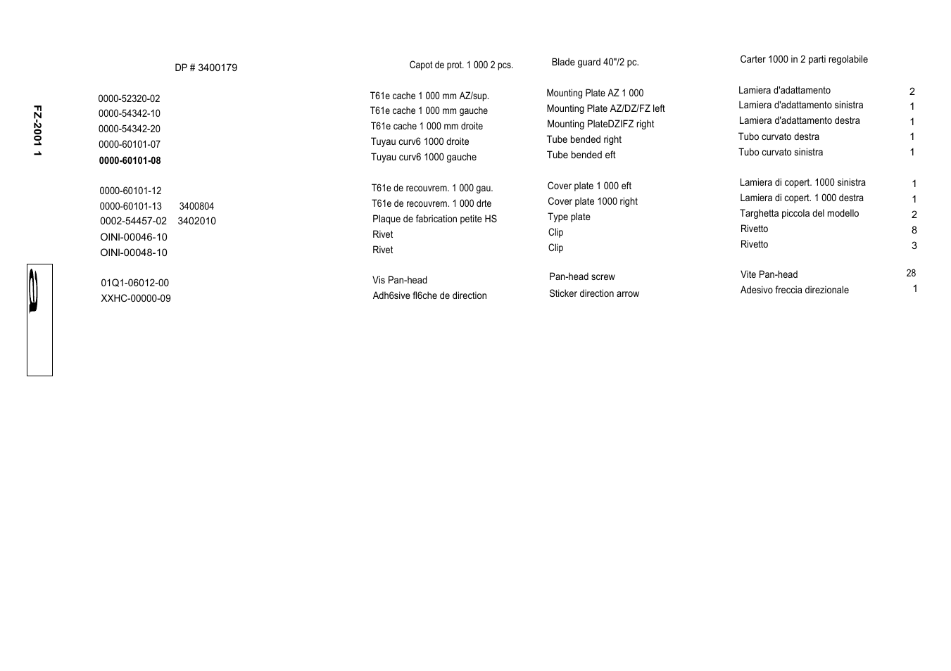 Diamond Products FZ-2S User Manual | Page 89 / 103