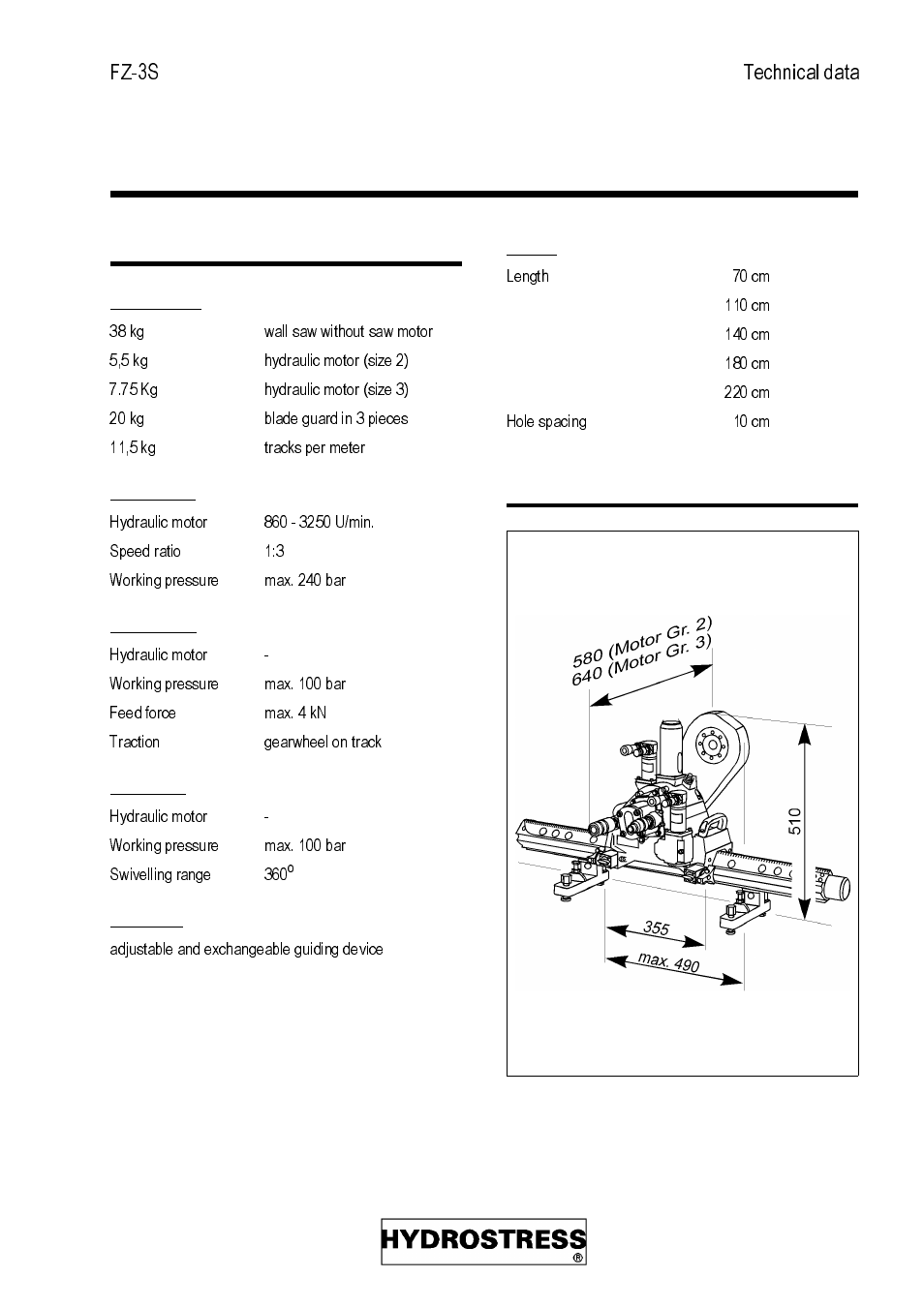 Diamond Products FZ-3S User Manual | Page 9 / 111