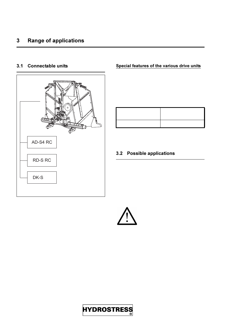 3 range of applications, 1 connectable units, 2 possible applications | 5dqjh ri dssolfdwlrqv, Connectable units, Possible applications | Diamond Products FZ-4S User Manual | Page 10 / 83