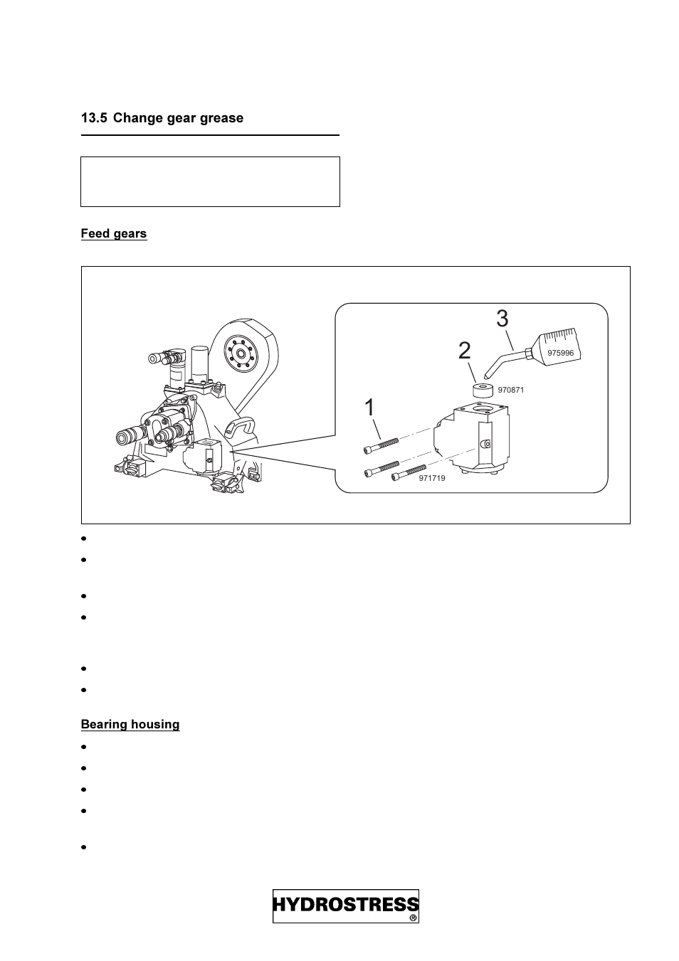 5 change gear grease | Diamond Products FZ-4S User Manual | Page 39 / 83