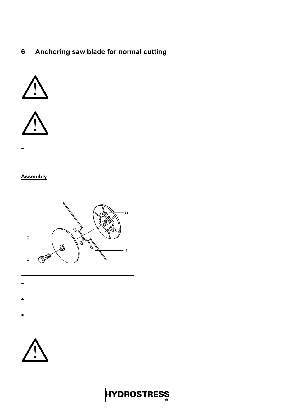 6 anchoring saw blade for normal cutting, Qfkrulqj vdz eodgh iru qrupdo, Fxwwlqj | Qfkrulqj vdz eodgh iru qrupdo fxwwlqj | Diamond Products DZ-S2 User Manual | Page 24 / 68