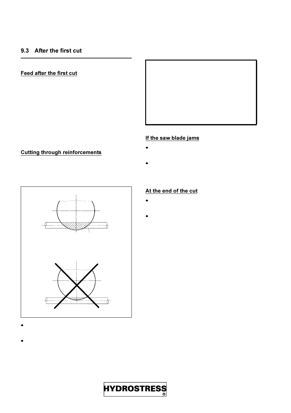 3 after the first cut, After the first cut | Diamond Products DZ-S2 User Manual | Page 28 / 68