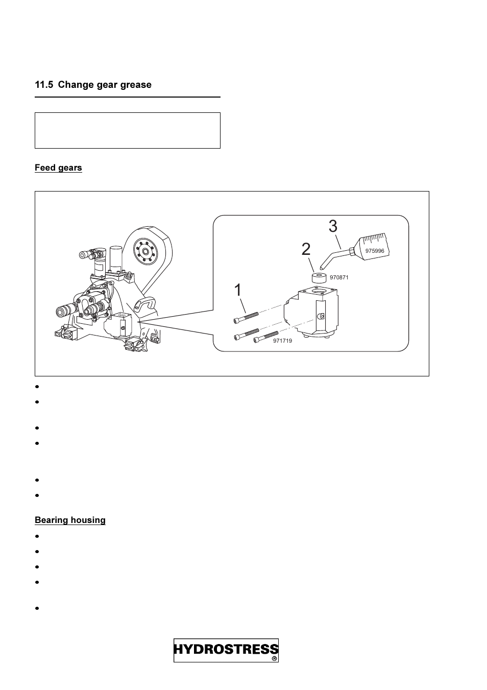 5 change gear grease | Diamond Products DZ-S2 User Manual | Page 34 / 68