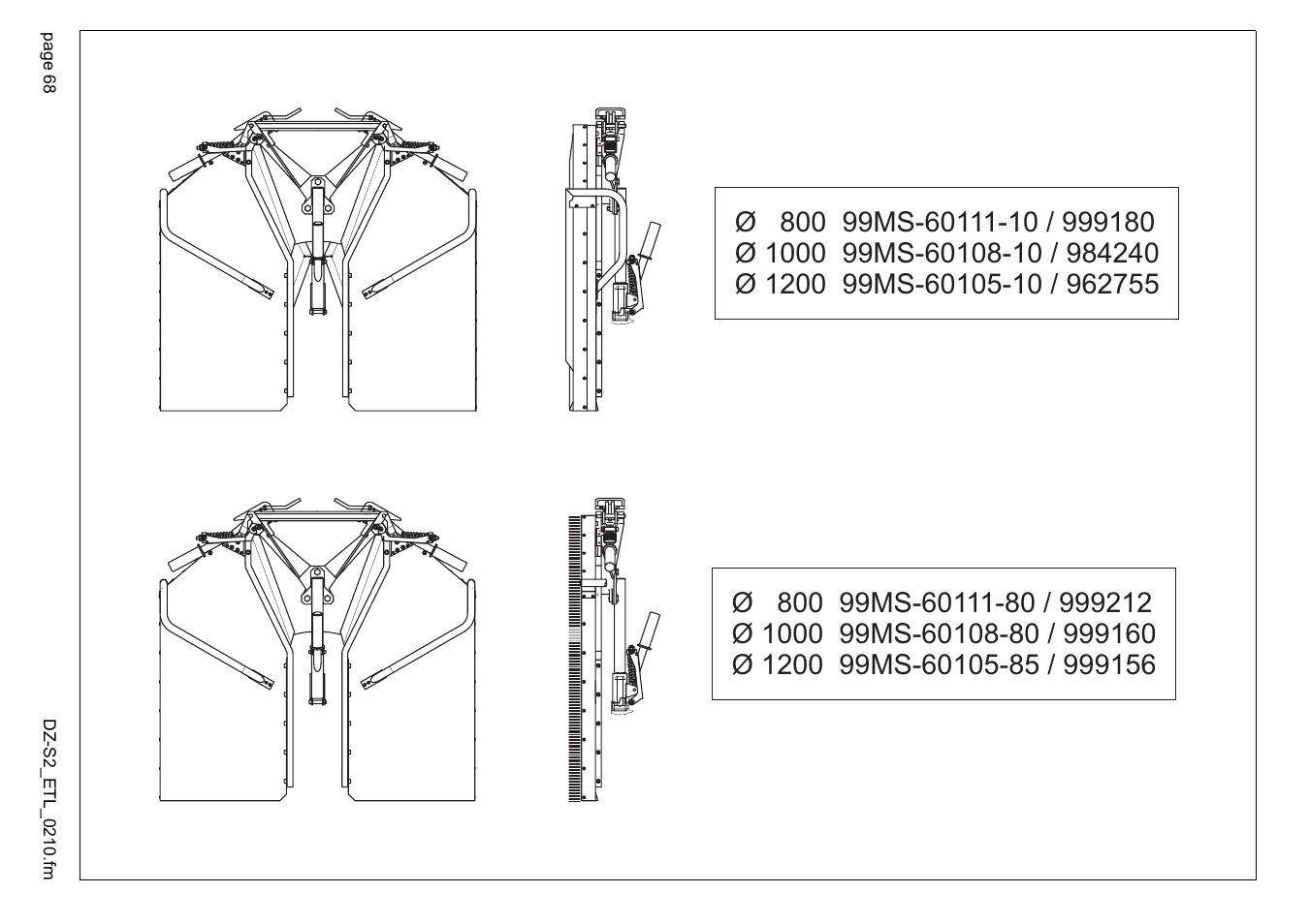 Diamond Products DZ-S2 User Manual | Page 68 / 68