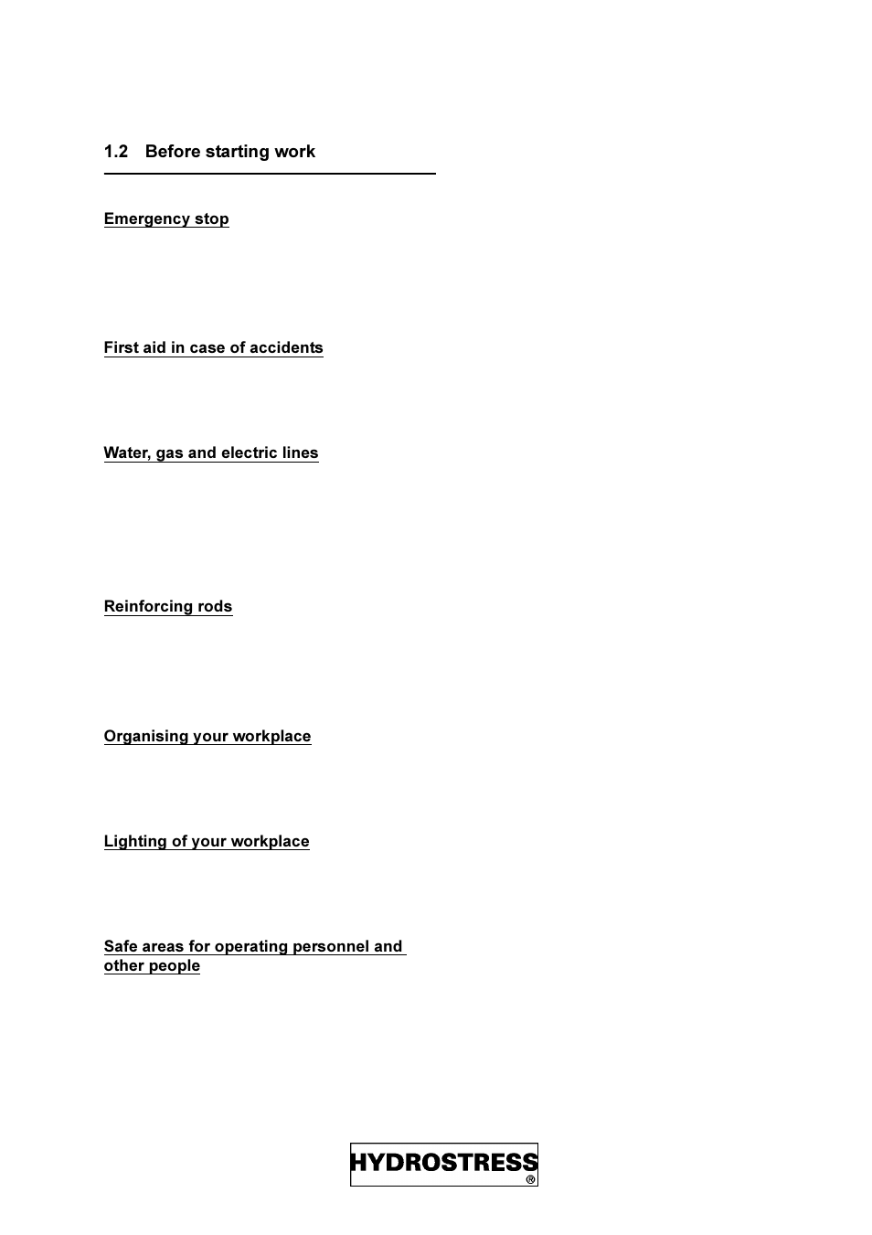2 before starting work, Before starting work | Diamond Products DZ-S2 User Manual | Page 7 / 68