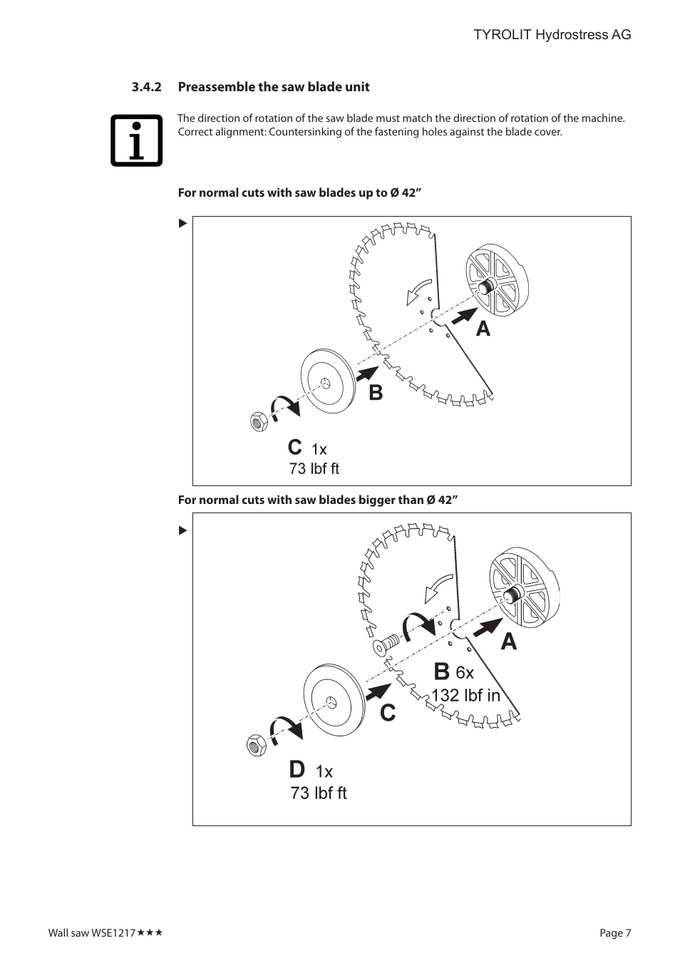 Diamond Products WSE1217 User Manual | Page 7 / 16