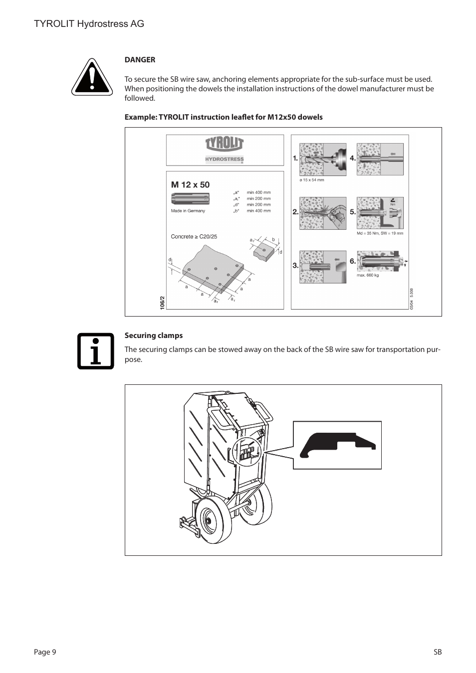 Diamond Products SB User Manual | Page 9 / 56