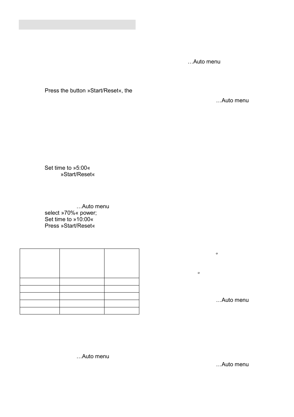 Operation instruction, Touchin g times "micro" microwav e power display | Gorenje GMO-25 DCB User Manual | Page 38 / 169