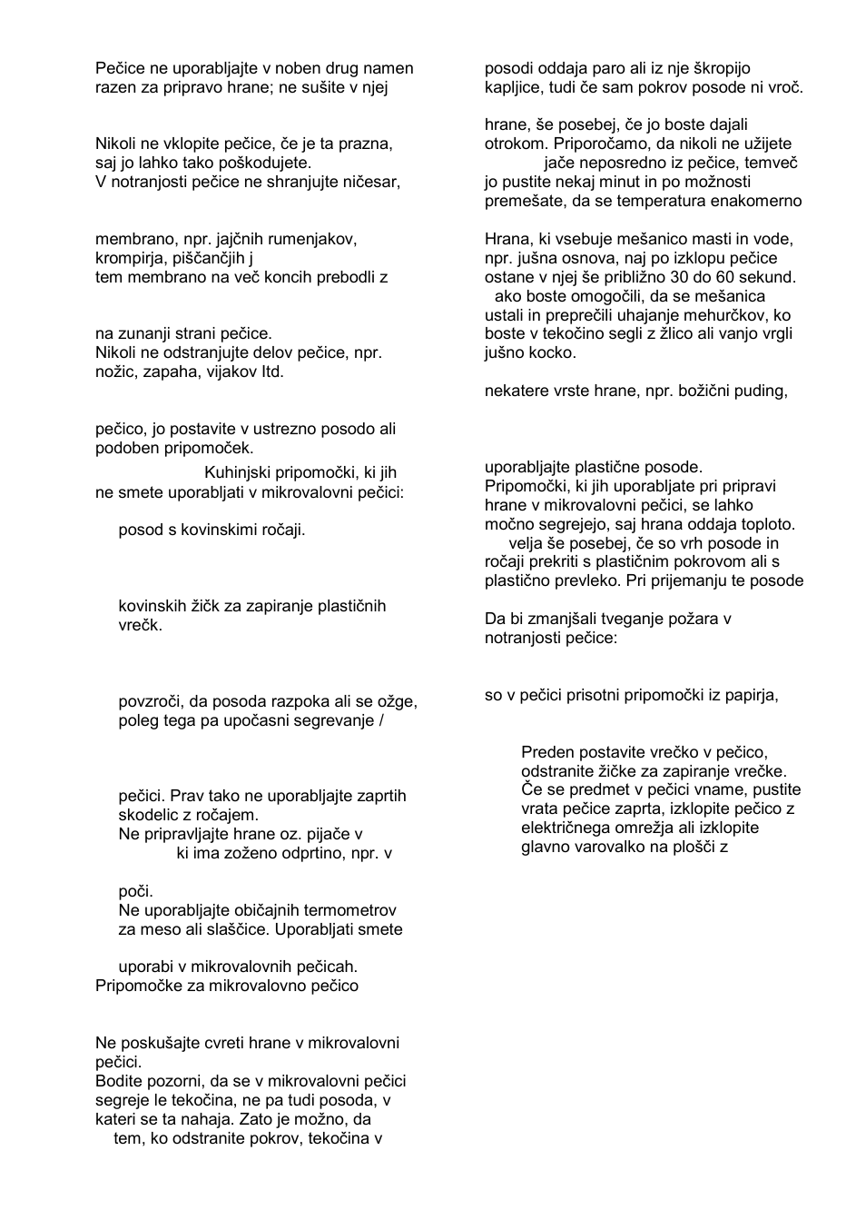 Gorenje GMO-25 DCB User Manual | Page 5 / 169