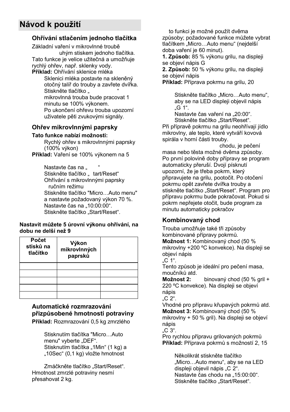 Návod k pouņití | Gorenje GMO-25 DCB User Manual | Page 93 / 169