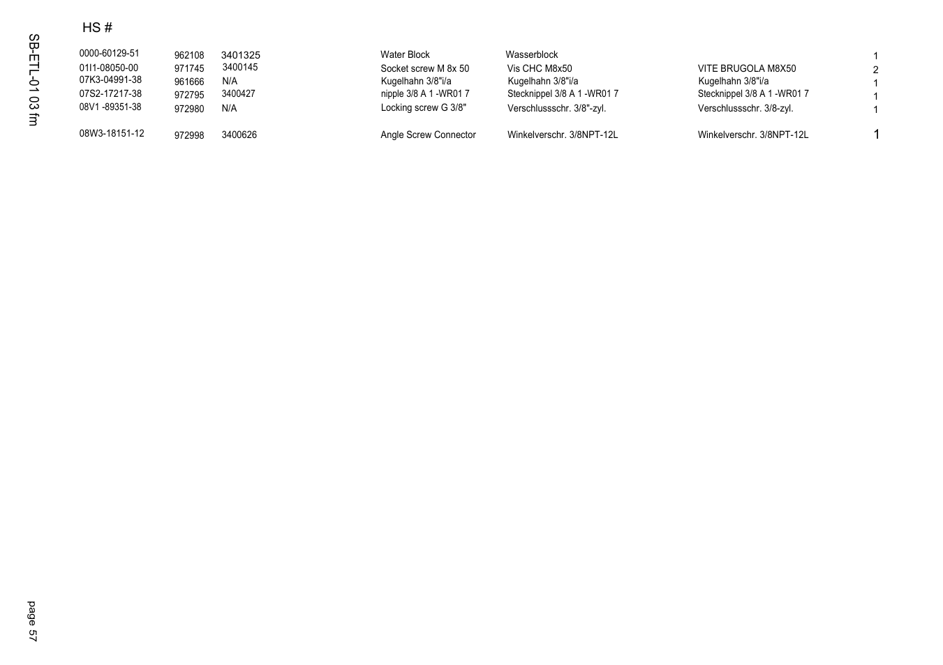 Sb- etl-01 03 fm | Diamond Products SB User Manual | Page 57 / 71