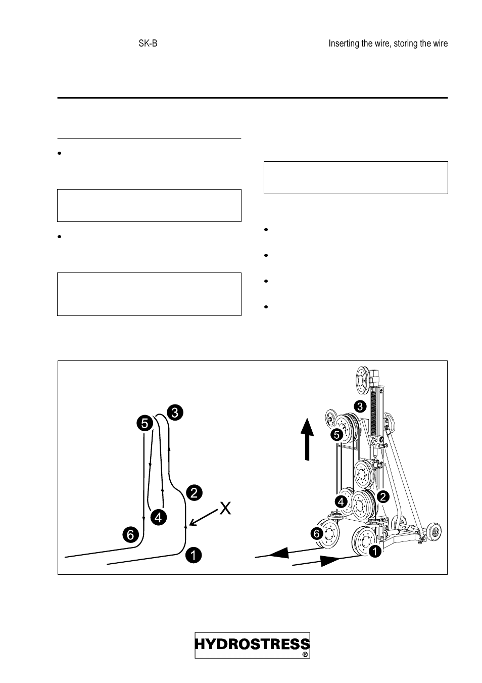 13 inserting the wire, storing the wire | Diamond Products SK-B User Manual | Page 45 / 113