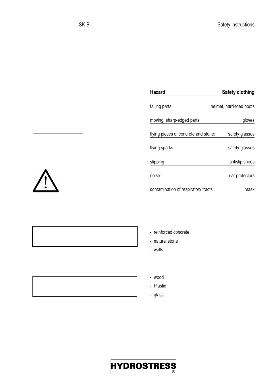 Diamond Products SK-B User Manual | Page 5 / 113