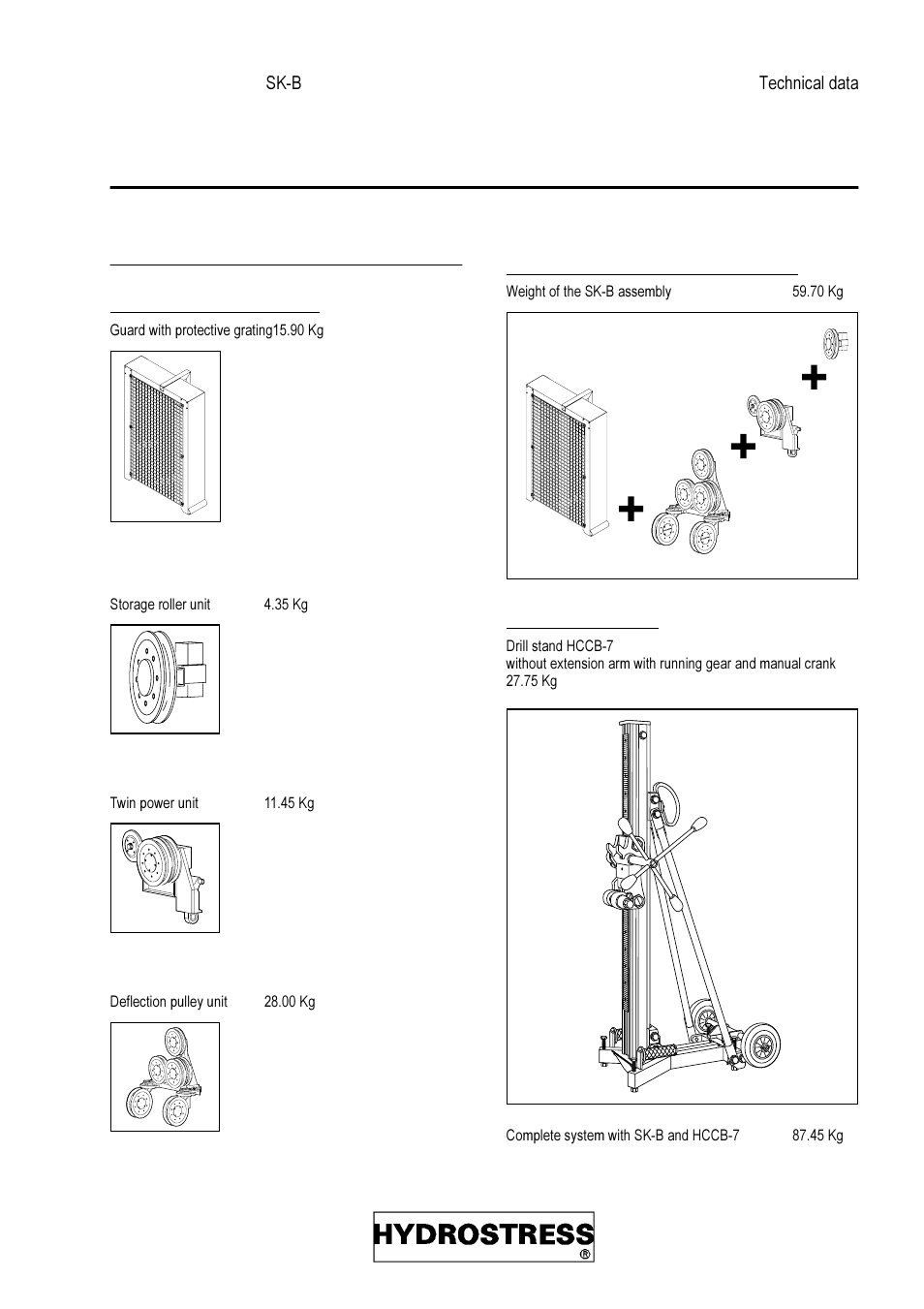 2technical data | Diamond Products SK-B User Manual | Page 9 / 113