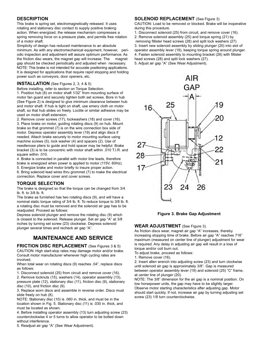 Maintenance and service | Dings Dynamics Group 40 Series small frame User Manual | Page 2 / 4