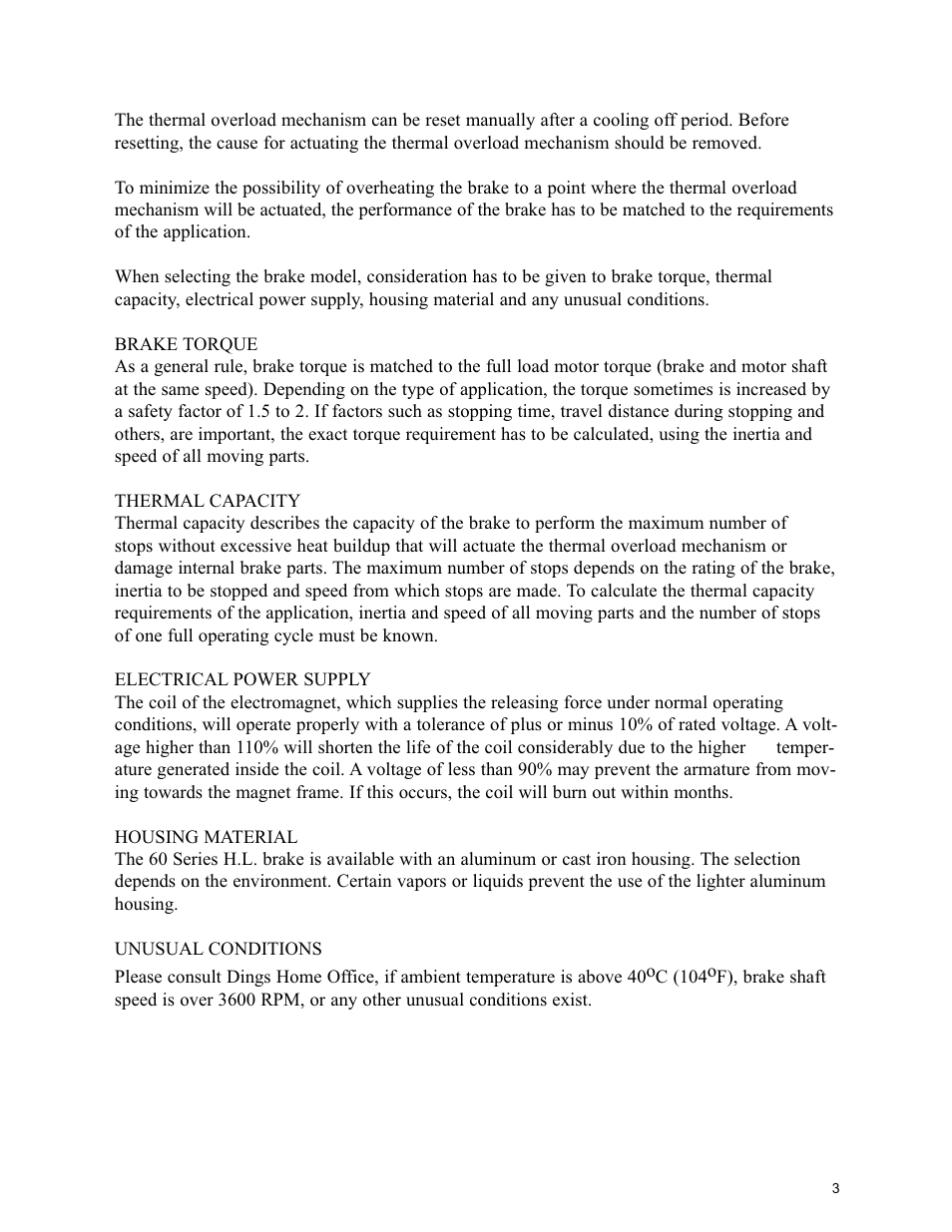 Dings Dynamics Group 60 Series Hazardous Location User Manual | Page 3 / 12