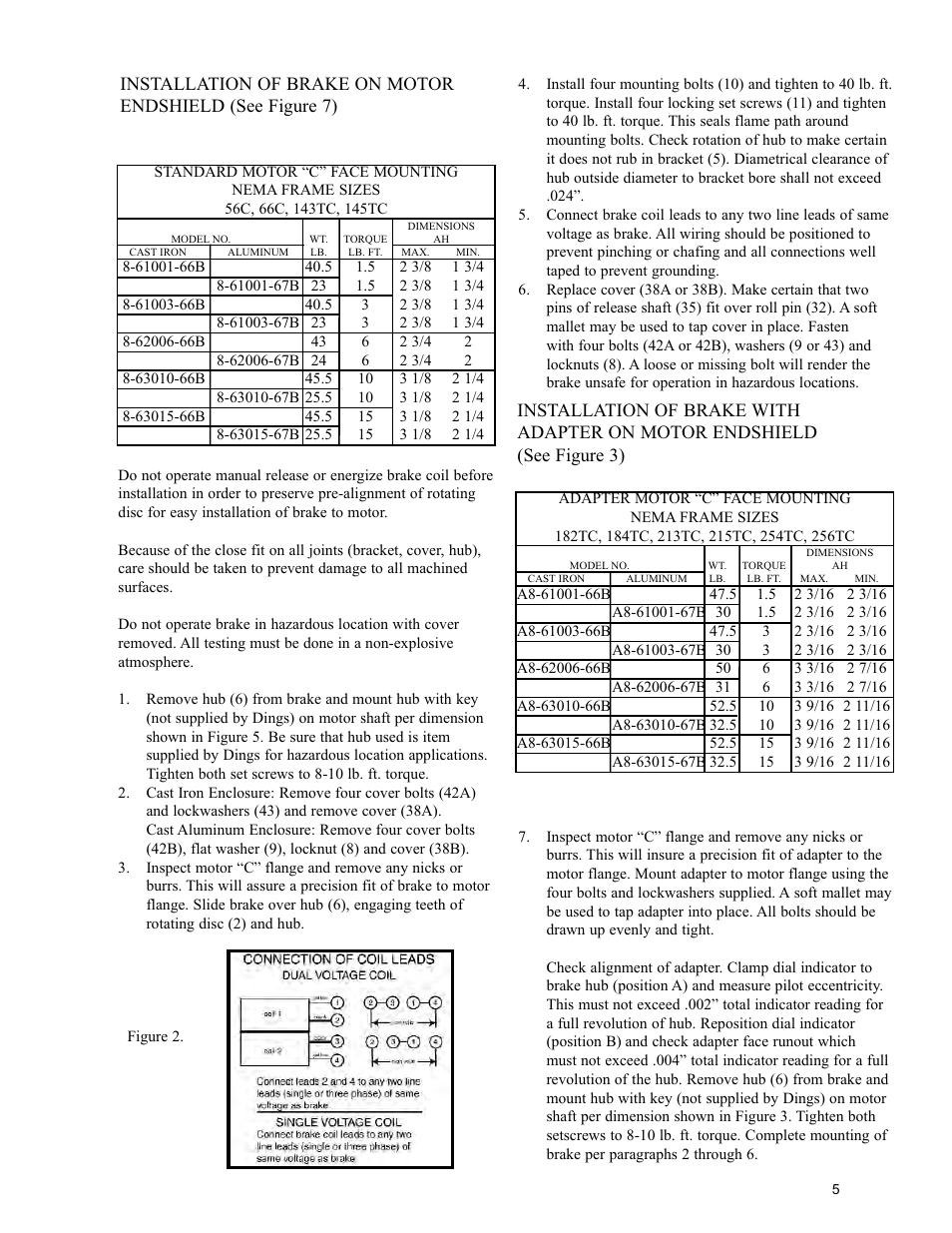 Dings Dynamics Group 60 Series Hazardous Location User Manual | Page 5 / 12