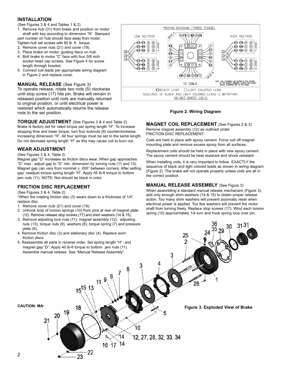 Dings Dynamics Group 90 Series End Mount NEMA 4 User Manual | Page 2 / 4
