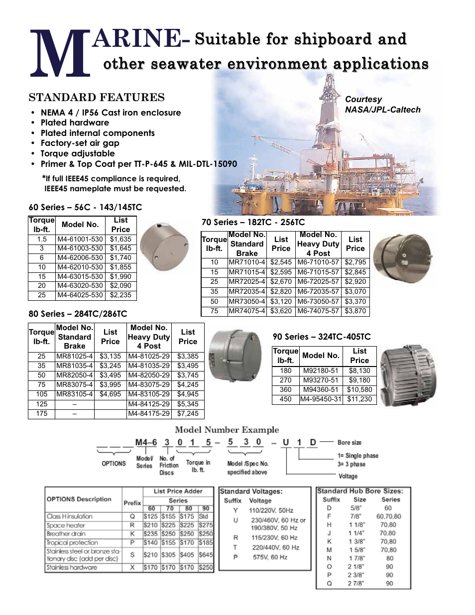 Marine, Arine | Dings Dynamics Group 56C  405TC frame User Manual | Page 2 / 4