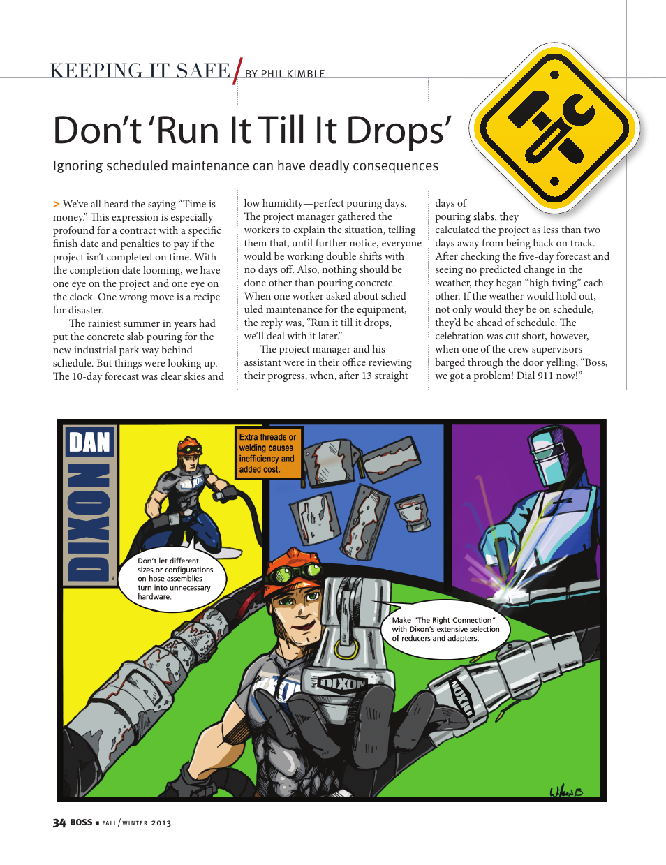 Dixon Valve Newsletter:February:Search:Safety User Manual | 2 pages