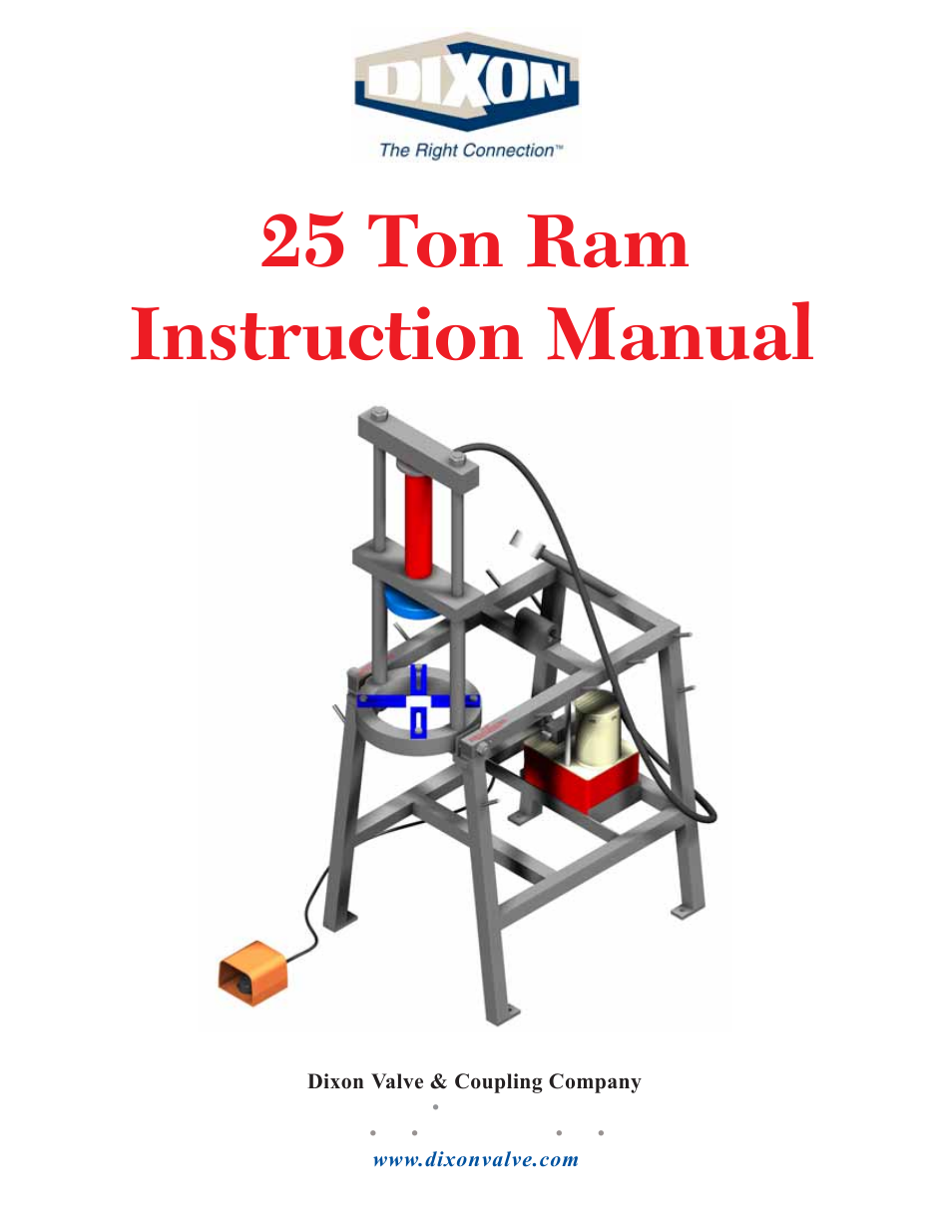 Dixon Valve 25 TON RAM Complete Manual User Manual | 89 pages