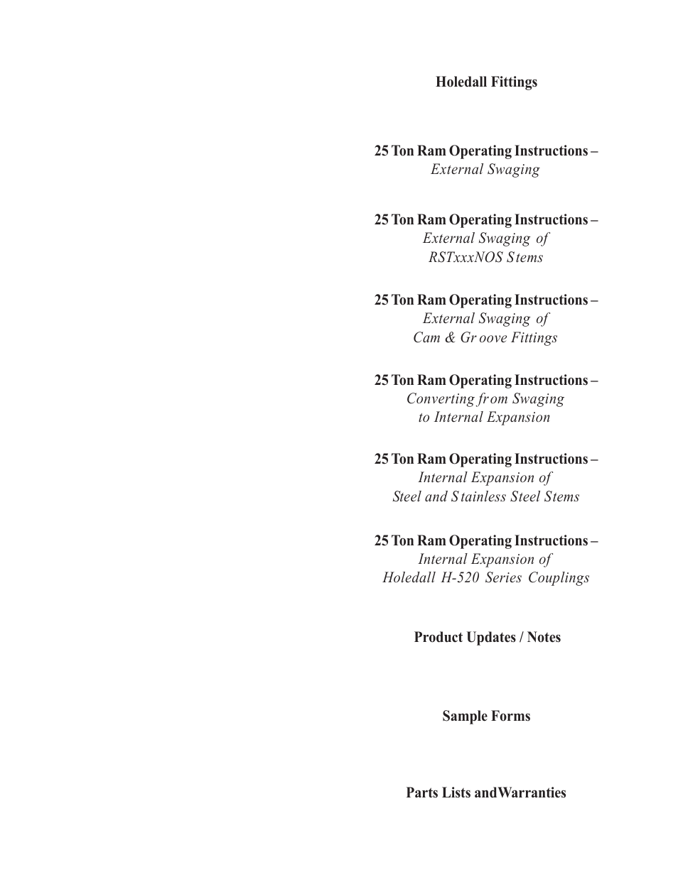 Dixon Valve 25 TON RAM Complete Manual User Manual | Page 2 / 89