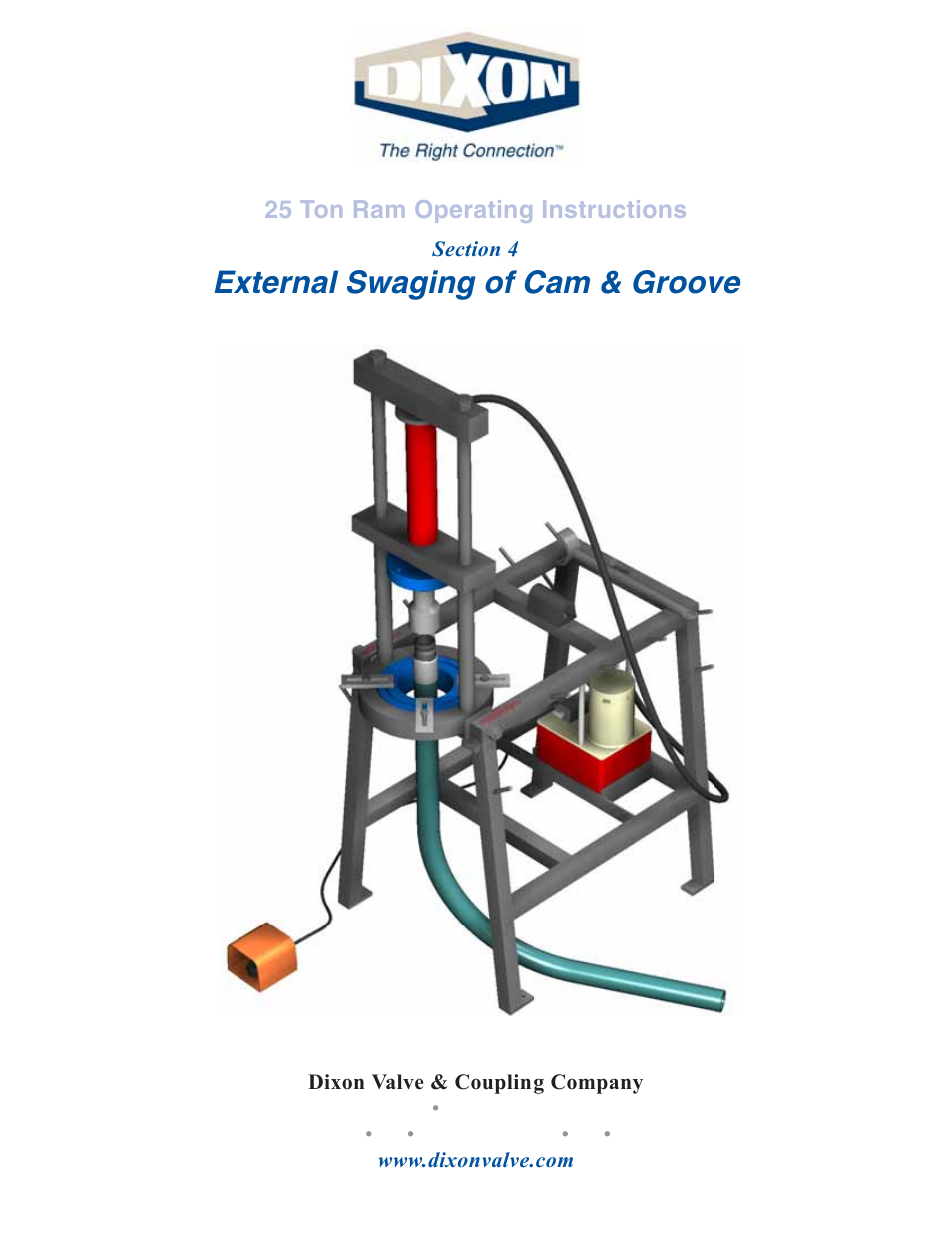 External swaging of cam & groove | Dixon Valve 25 TON RAM Complete Manual User Manual | Page 49 / 89