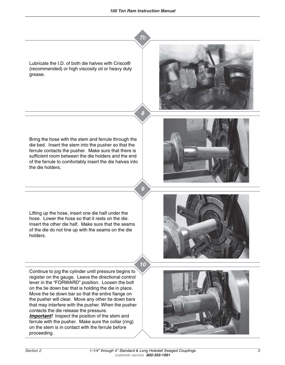 Dixon Valve 100 TON RAM SEC02 External Swaged Holedall User Manual | Page 5 / 6
