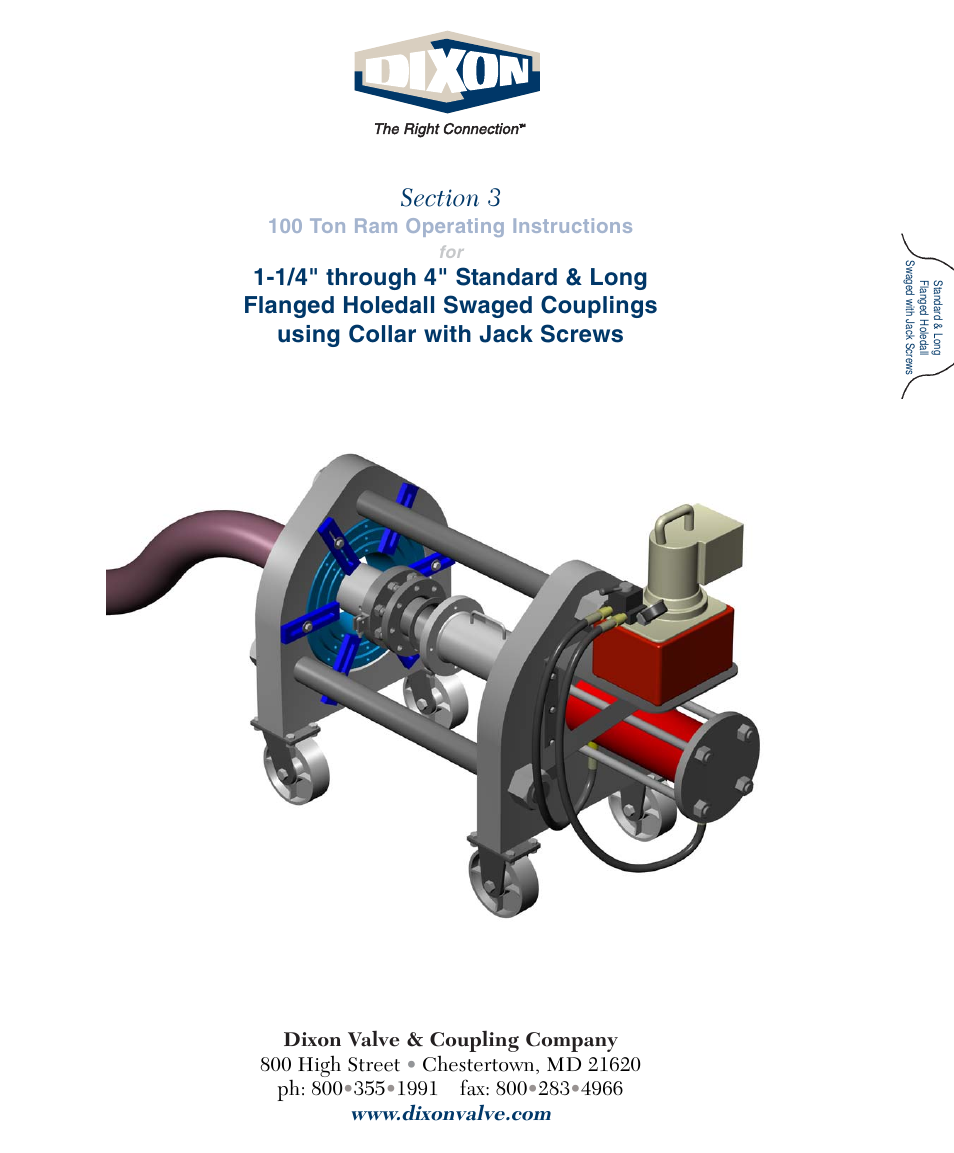 Dixon Valve 100 TON RAM Complete Manual User Manual | Page 19 / 77