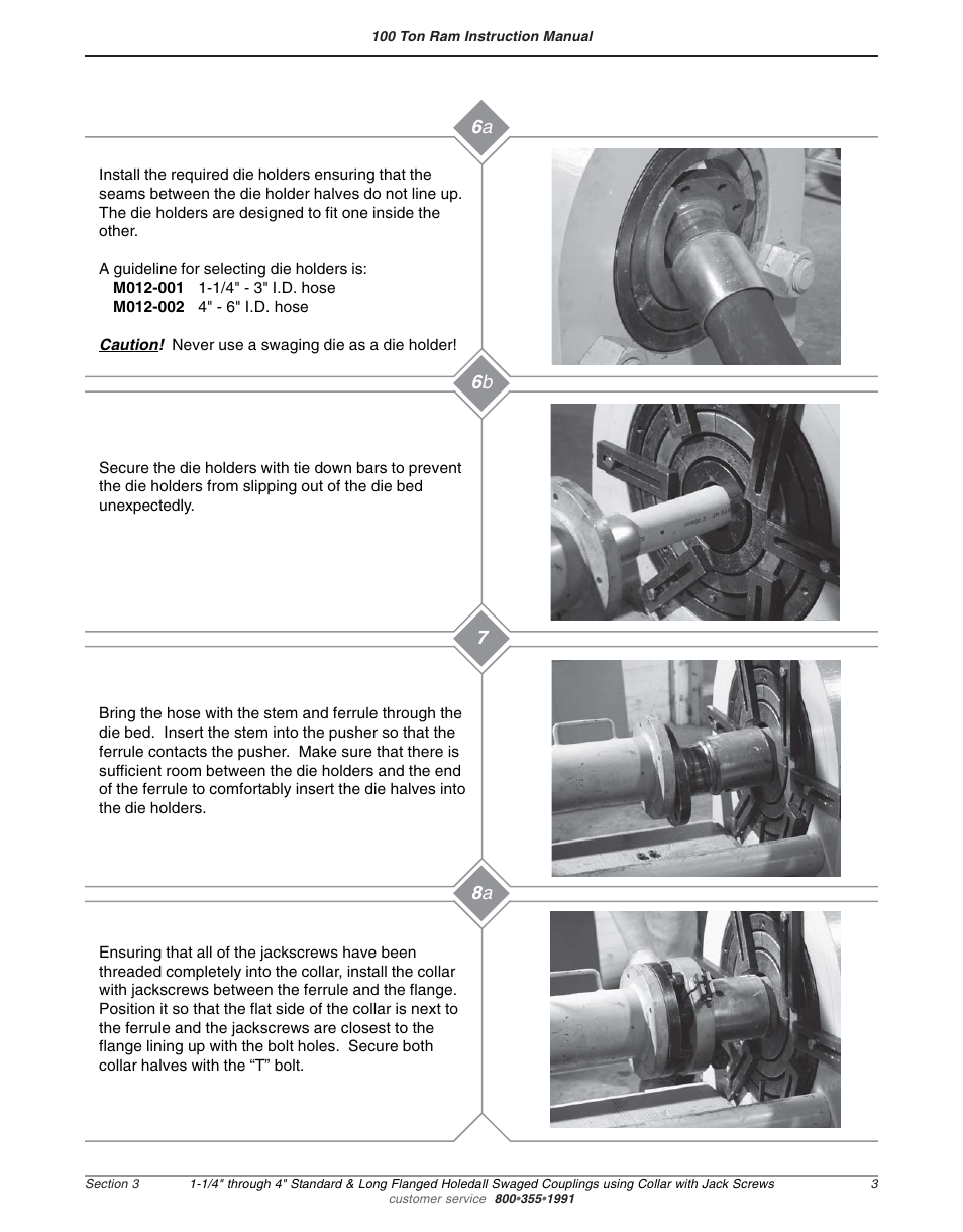76 b 8 a 6 a | Dixon Valve 100 TON RAM Complete Manual User Manual | Page 23 / 77