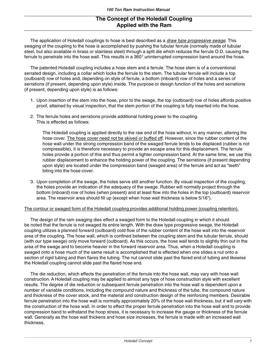 Dixon Valve 100 TON RAM Complete Manual User Manual | Page 3 / 77