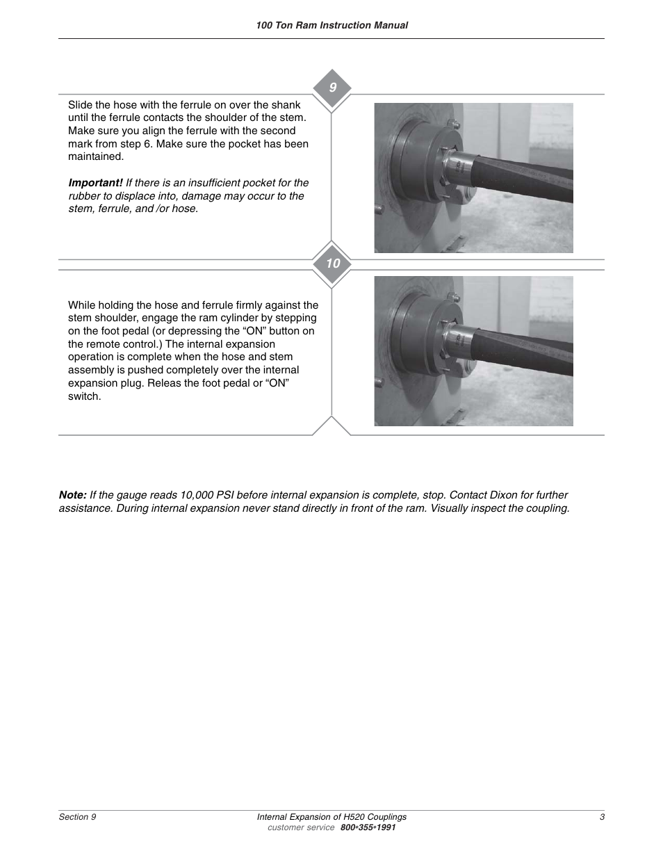Dixon Valve 100 TON RAM Complete Manual User Manual | Page 67 / 77