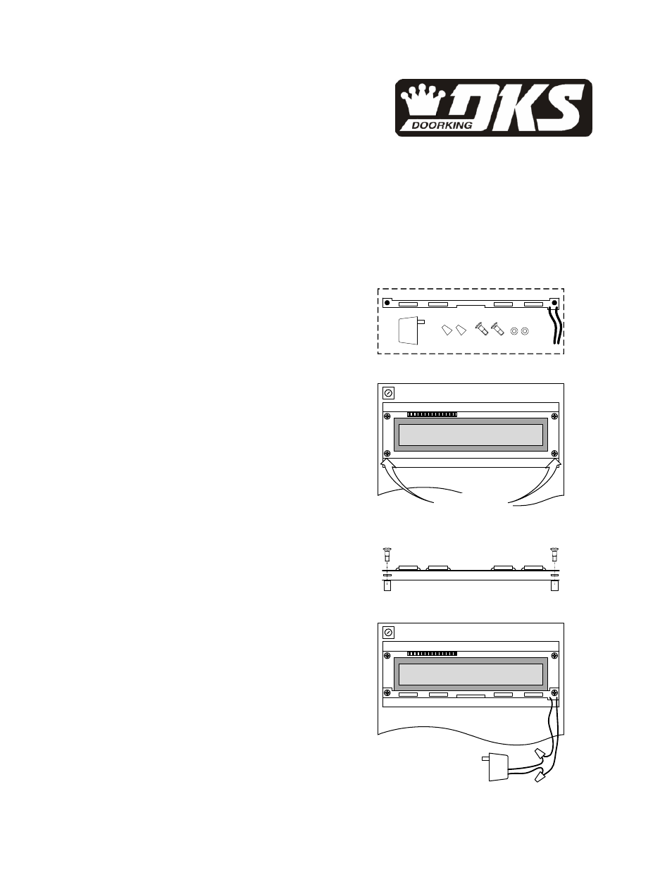 DoorKing 1802 Entry System User Manual | 1 page