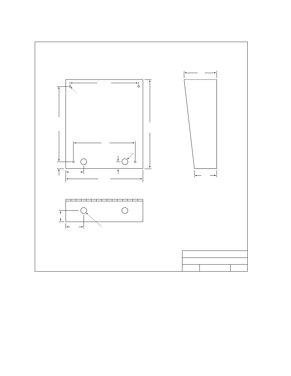 2 dimensions, Surface mount 1810 access plus | DoorKing 1808 Telephone Access Plus User Manual | Page 10 / 65