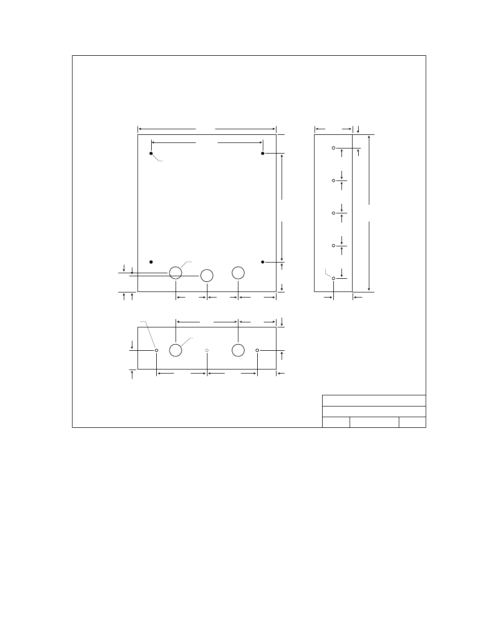 Flush mount rough-in box (1810 access plus only) | DoorKing 1808 Telephone Access Plus User Manual | Page 13 / 65
