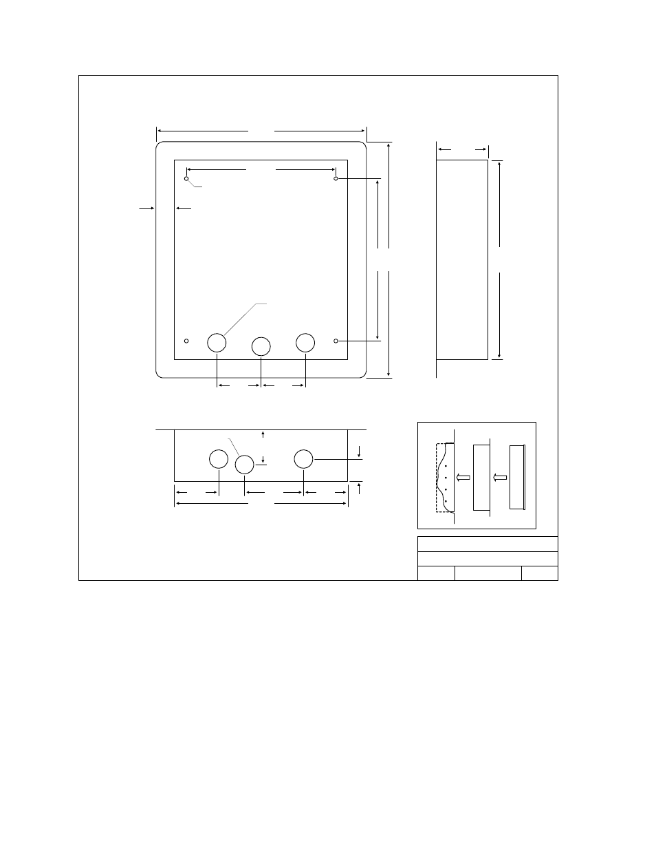 Flush mount trim ring (1810 access plus only) | DoorKing 1808 Telephone Access Plus User Manual | Page 14 / 65