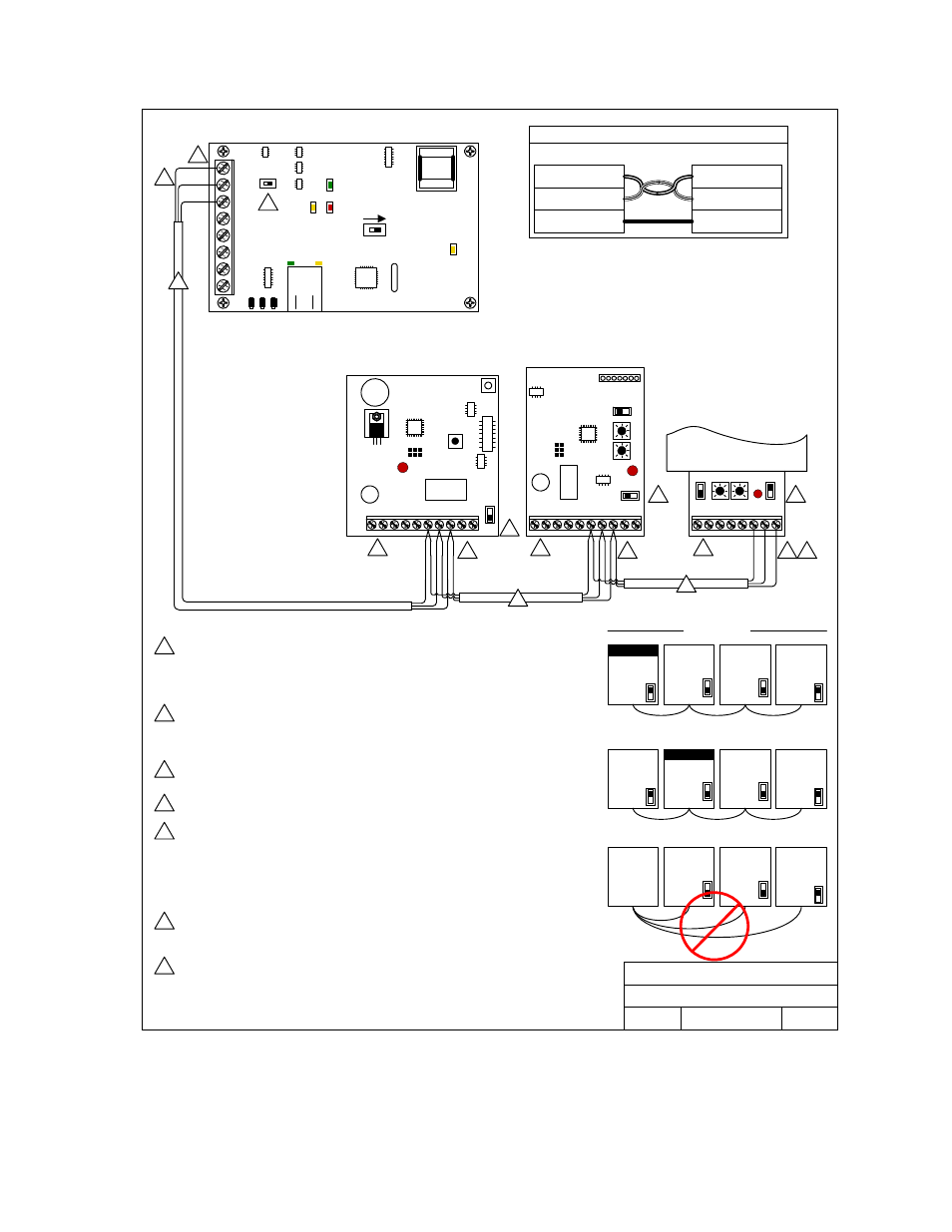 Rs-485 connections | DoorKing 1808 Telephone Access Plus User Manual | Page 27 / 65
