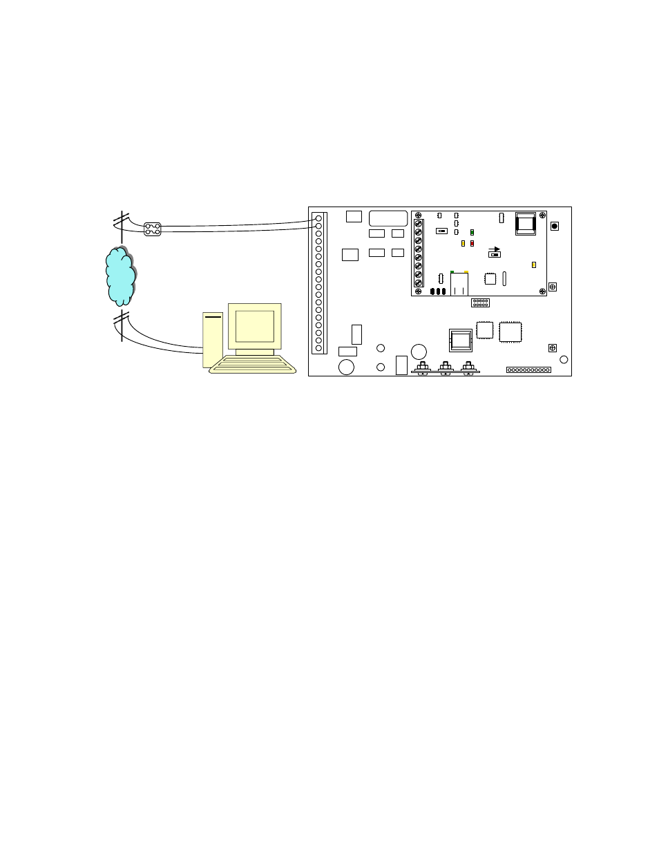 3 modem connections, Modem connection – auto-dialer configuration only | DoorKing 1808 Telephone Access Plus User Manual | Page 31 / 65