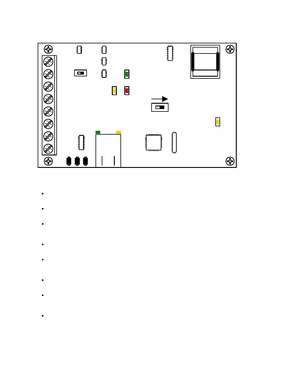 Interface board led status | DoorKing 1808 Telephone Access Plus User Manual | Page 52 / 65