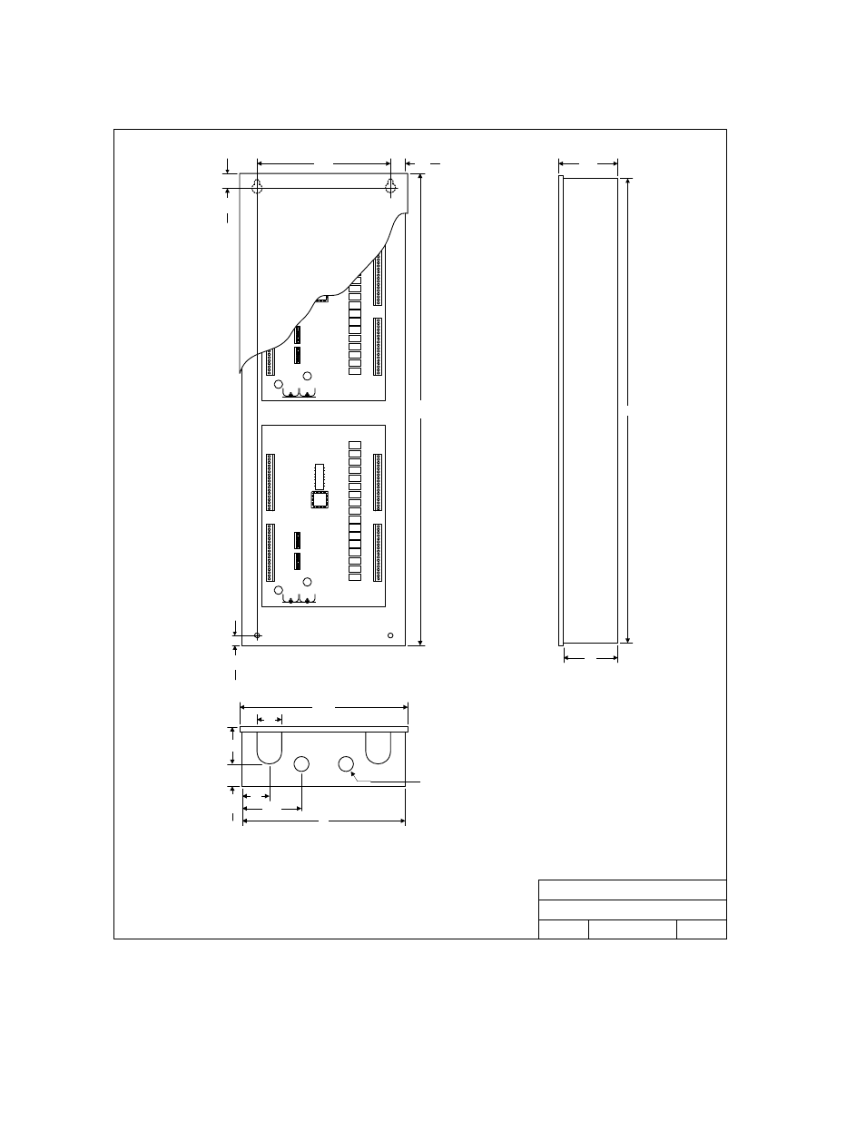 1 large housing2.2 small housing, 1 large housing | DoorKing 2348 Elevator Control User Manual | Page 12 / 53