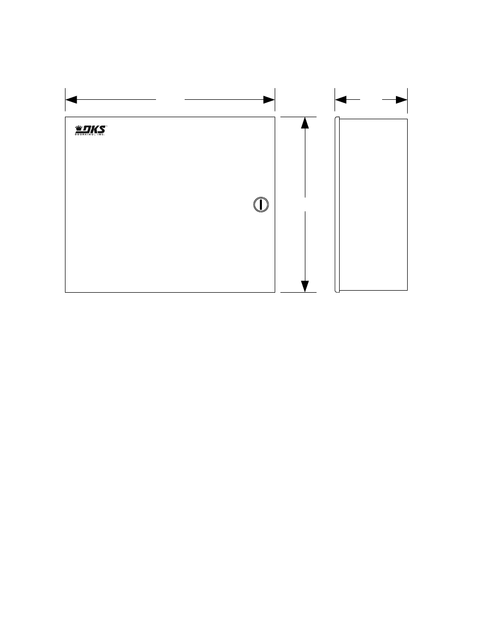 2 dimensions | DoorKing 1838 Telephone Access Plus User Manual | Page 10 / 43