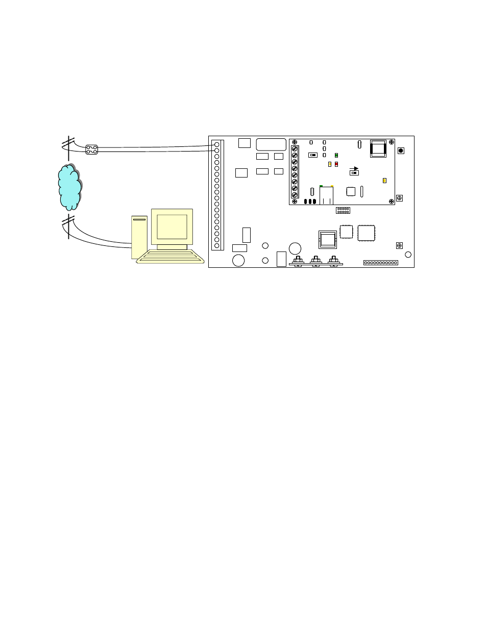 9 modem connections, Modem connection | DoorKing 1838 Telephone Access Plus User Manual | Page 18 / 43