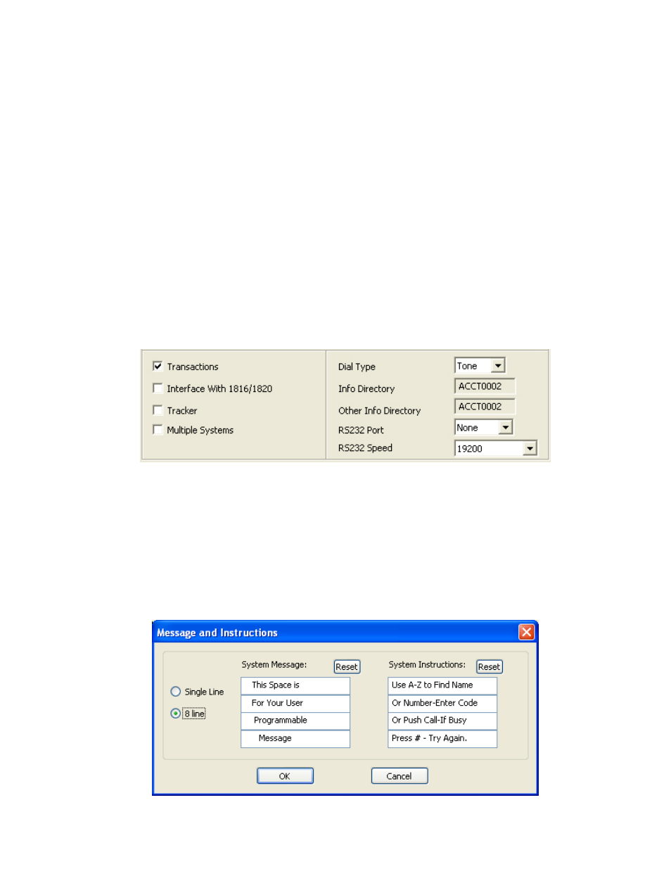 5 miscellaneous setup items (fig 13), 6 system message (fig 14) | DoorKing Remote Account Manager User Manual | Page 27 / 84