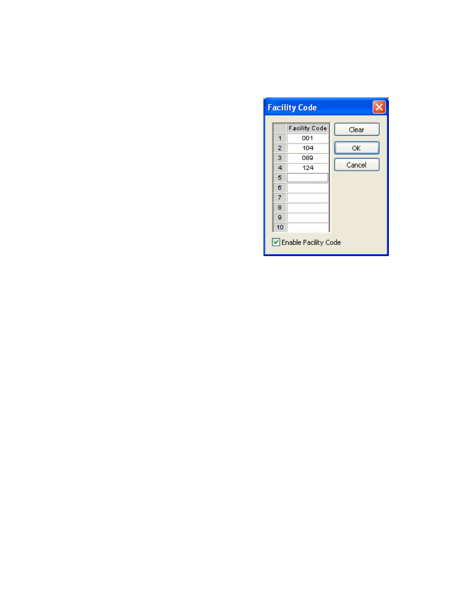 7 facility codes and device association, 1 facility codes | DoorKing Remote Account Manager User Manual | Page 40 / 84