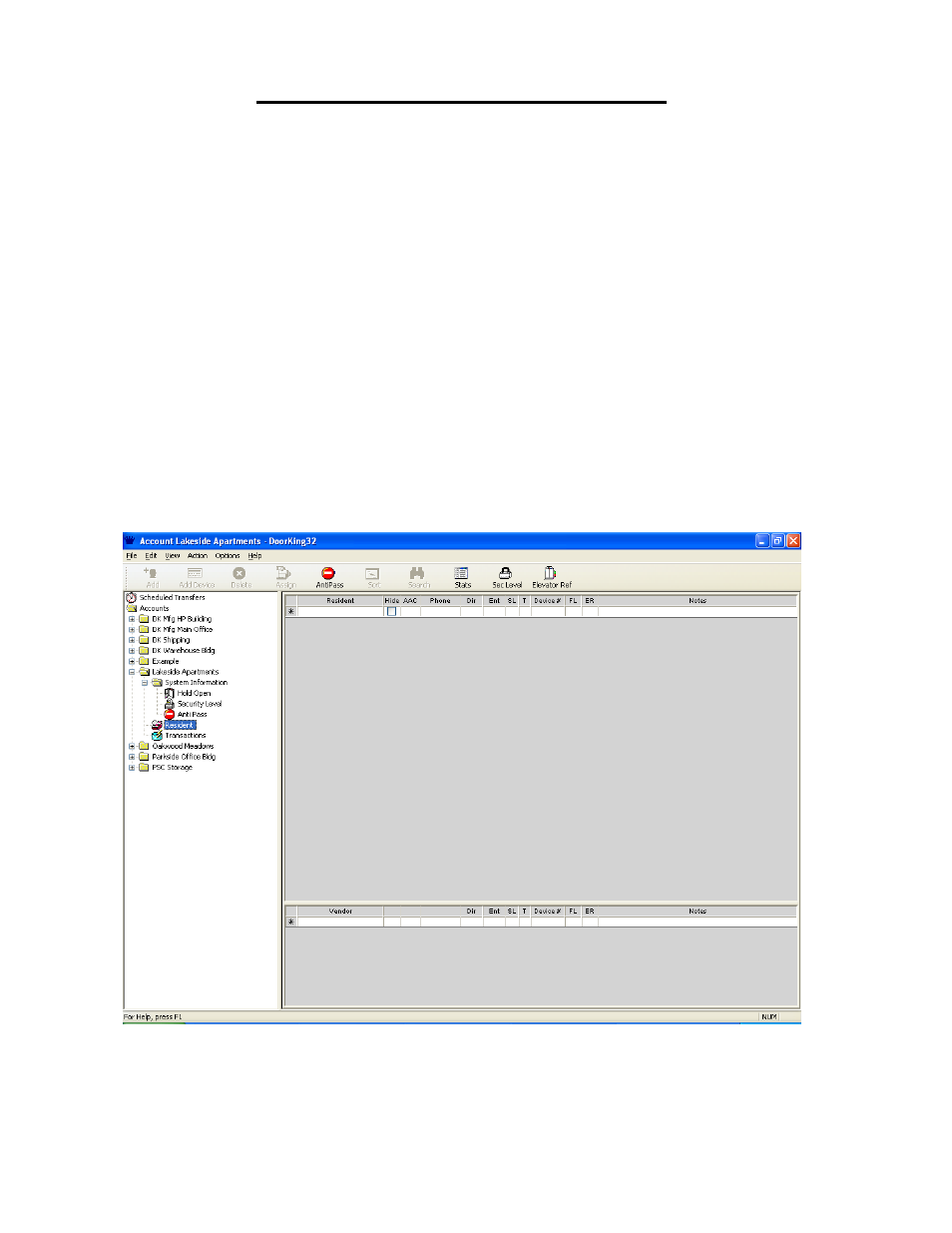 Section 4 – database managment, 1 user (resident) information | DoorKing Remote Account Manager User Manual | Page 50 / 84