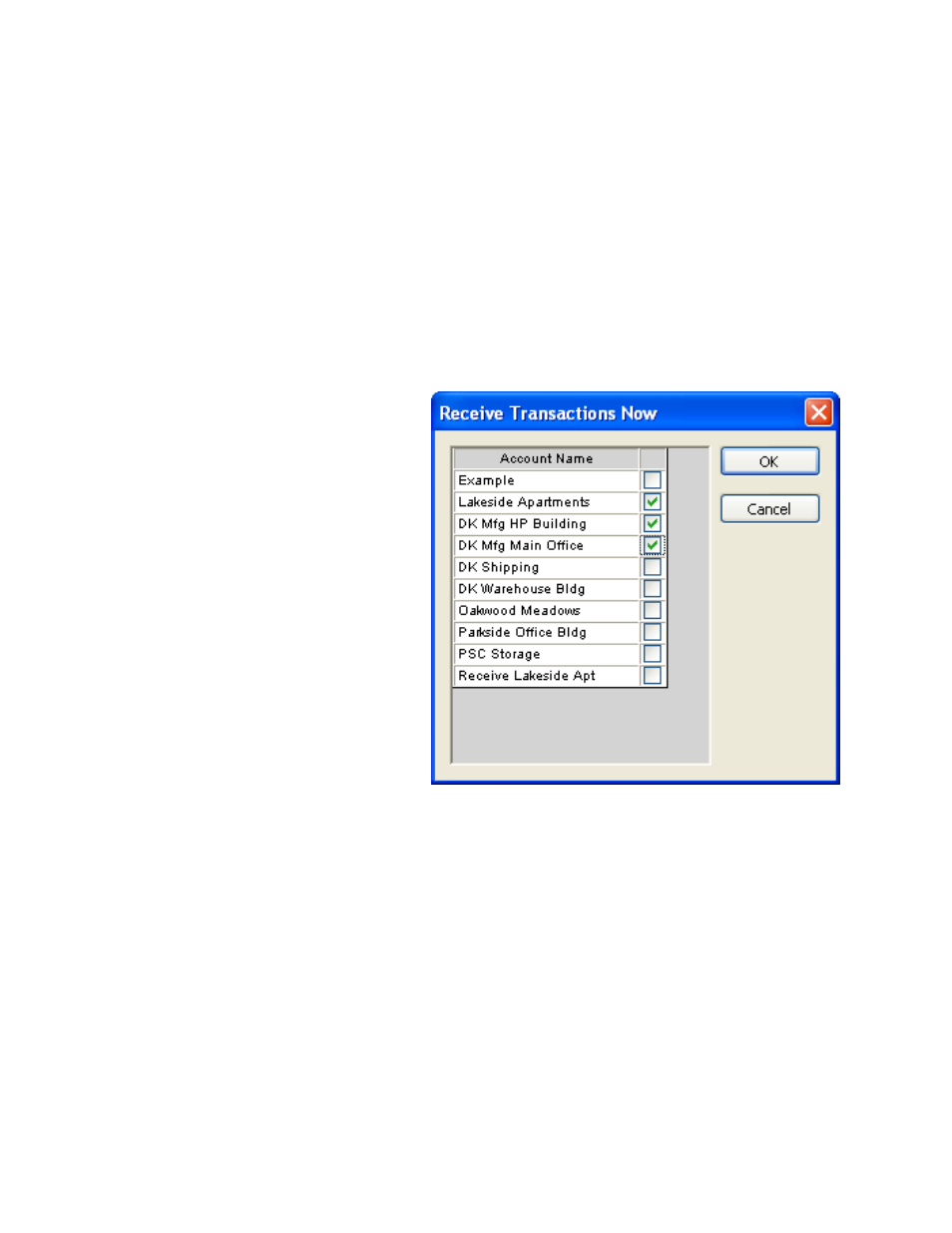 3 receiving transactions | DoorKing Remote Account Manager User Manual | Page 59 / 84