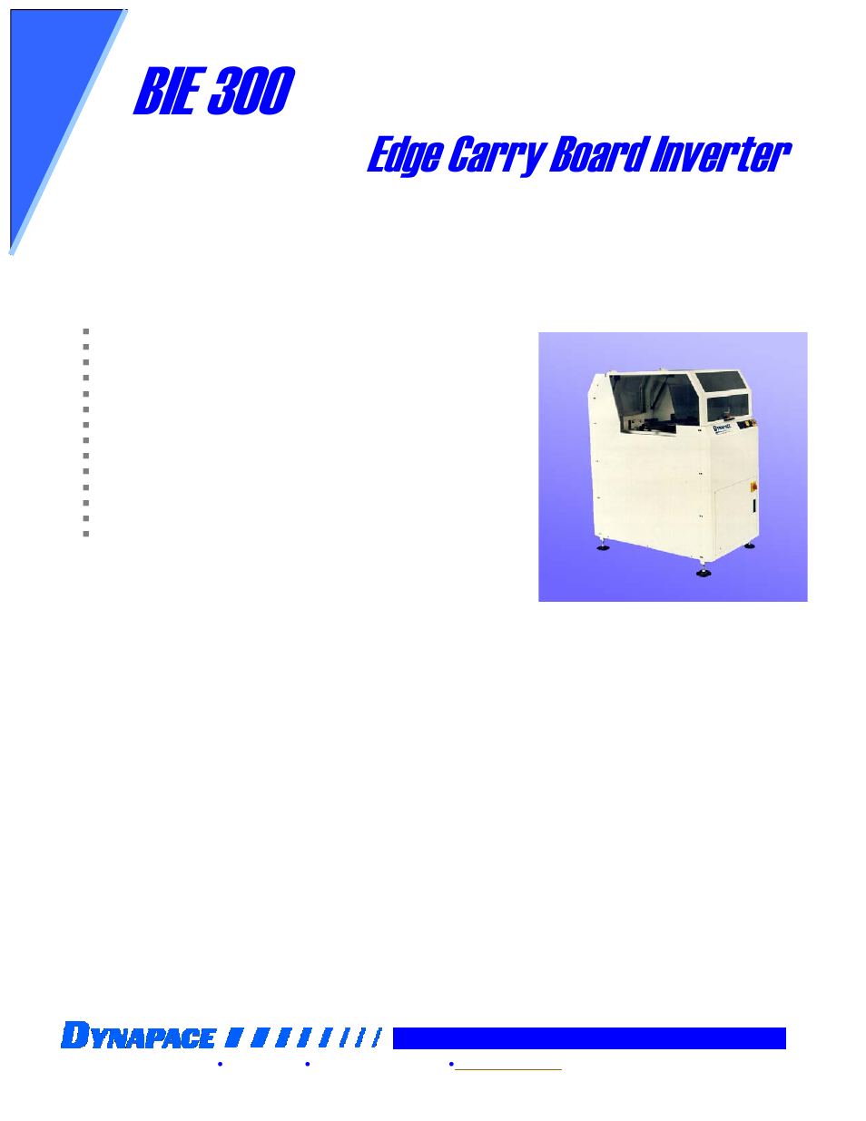 DYNAPACE Inverter User Manual | 1 page