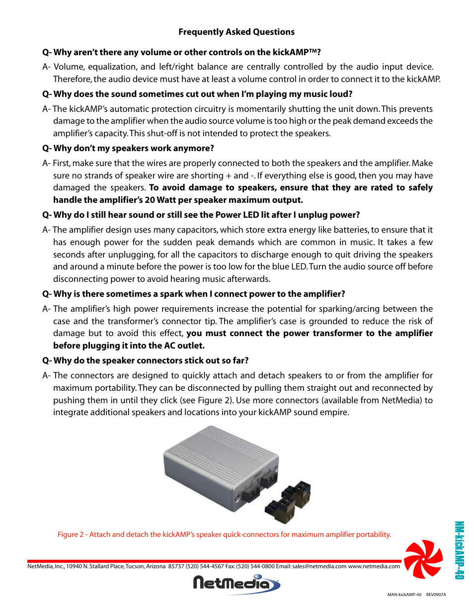 Nm-kickamp-40 | NetMedia kickAMP-40 User Manual | Page 4 / 4