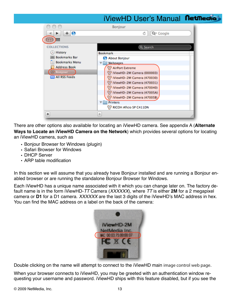 Iviewhd userʼs manual | NetMedia iViewHD-2M User Manual | Page 13 / 42